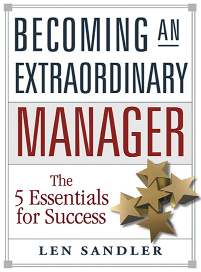 besoming an extraordinary manager